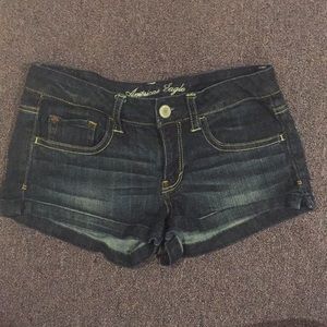American Eagle Jean shortie shorts